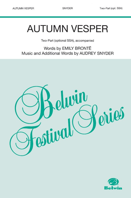Autumn Vesper – 2-Part (Opt. SSA) Choral Octavo (Digital Download)