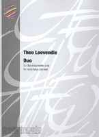 Duo - Clarinet unaccompanied - Theo Loevendie - Clarinet Peermusic Classical