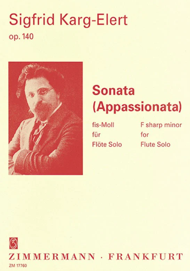 Elert - Sonata Appassionata in F#min Op140 - Flute Zimmermann ZM17760