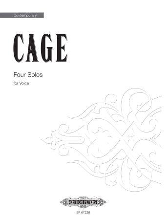 Four Solos - Bass Voice/Soprano Voice/Tenor Voice/Mezzo Soprano (Digital Download)
