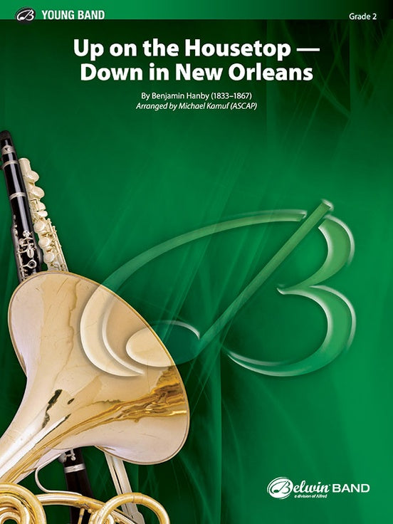 Up on the Housetop--Down in New Orleans - Concert Band Conductor Score & Parts (Digital Download)