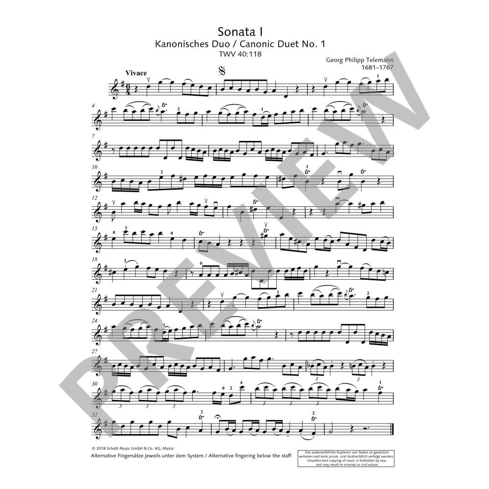 Violin Duets - 30 Duets from 4 Centuries