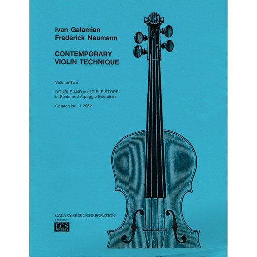 Galamian - Contemporary Violin Technique Volume 2 - Violin GM12562