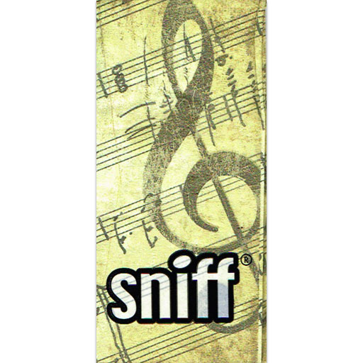 Sniff Music Tissues Packet Gold with Treble Clef
