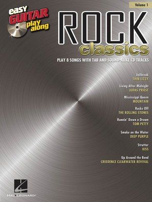 Rock Classics - Easy Guitar Play-Along Volume 1 - Guitar Hal Leonard Easy Guitar TAB /CD