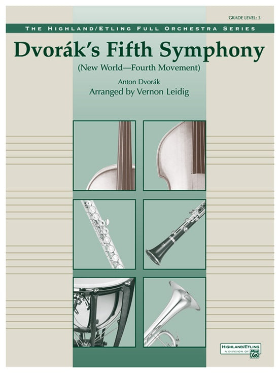 Dvorák's 5th Symphony ("New World," 4th Movement) – Full Orchestra Conductor Score & Parts (Digital Download)