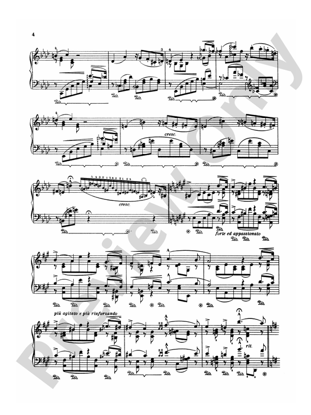 Liszt - Trois Etudes de Concert - Piano Solo (Digital Download)