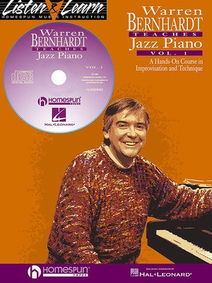 Warren Bernhardt Teaches Jazz Piano - Volume 1 - A Hands-On Course in Improvisation & Technique - Piano Warren Bernhardt Homespun Piano Solo