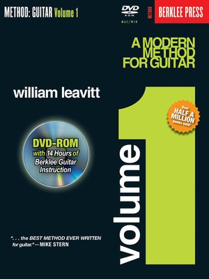 A Modern Method for Guitar - Volume 1 - Book/DVD-ROM Pack - Guitar William Leavitt Berklee Press /DVD-ROM