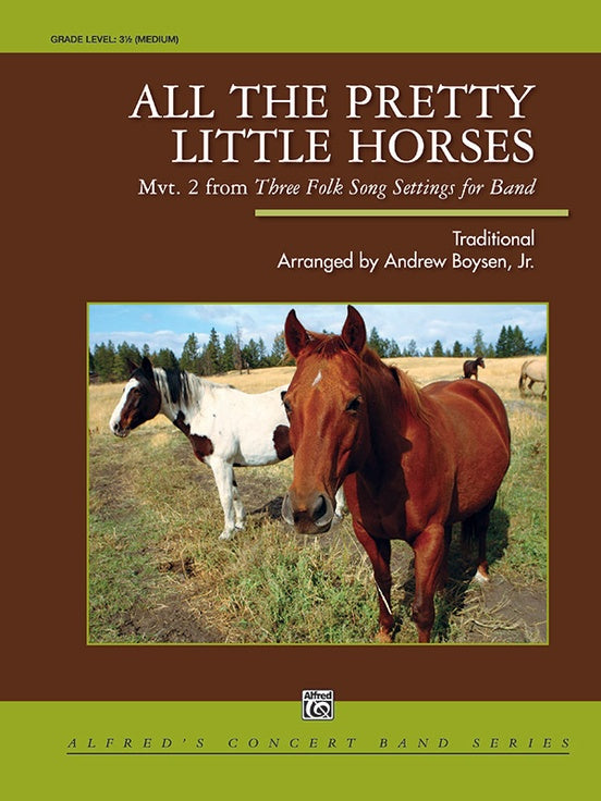 All the Pretty Little Horses - Concert Band Conductor Score & Parts (Digital Download)