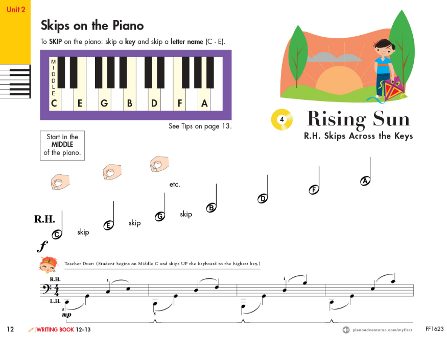 My First Piano Adventure Lesson Book C - Piano/Online Audio Access by Faber/Faber Hal Leonard 420263