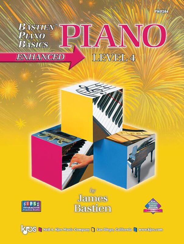 Bastien Piano Basics Enhanced Piano Level 4 BK/OLM