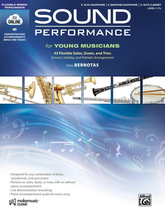 Sound Performance for Young Musicians Alto Saxophone Book/OA