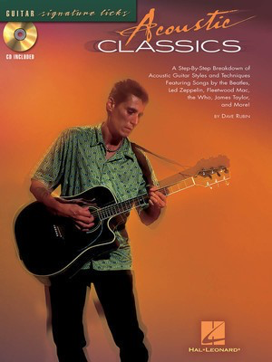 Acoustic Classics - Guitar Dave Rubin Hal Leonard Guitar TAB /CD