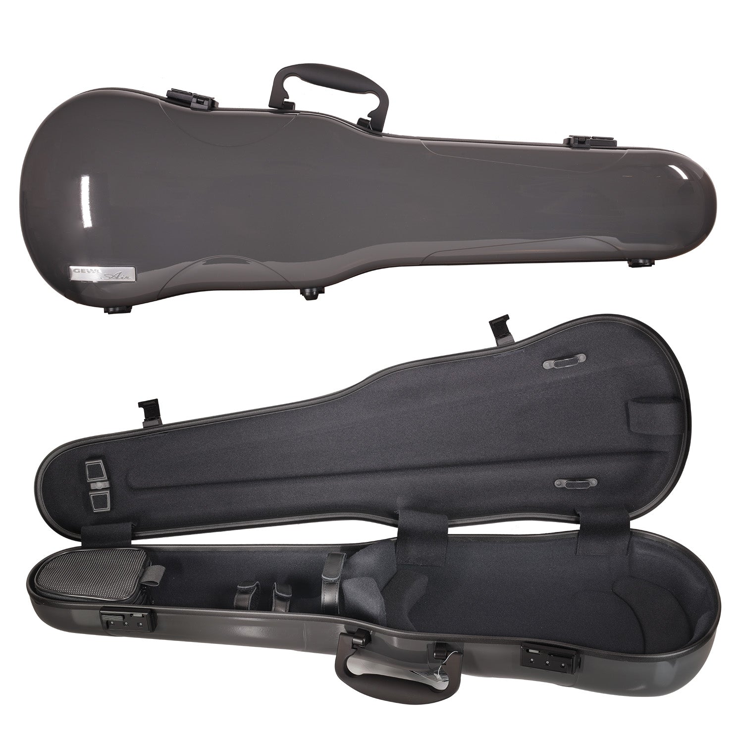 GEWA Air 1.7 Shaped Violin Case Grey Gloss