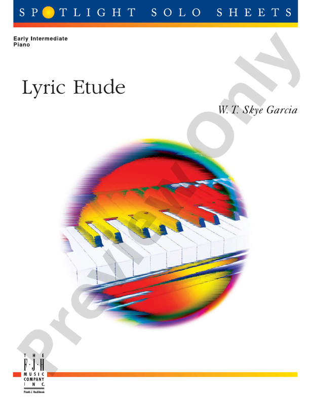 Lyric Etude - Piano (Digital Download)