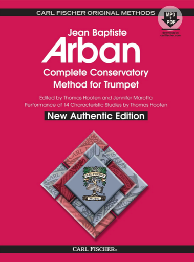 Arban - Complete Conservatory Method New Authentic Edition - Trumpet/Mp3/Pdf Downloads Fischer O21X