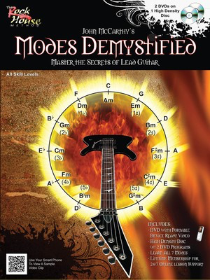 Modes Demystified - Master the Secrets of Lead Guitar - Guitar John McCarthy Rock House Guitar Solo Softcover/DVD