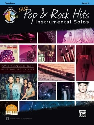 Easy Pop & Rock Hits Solos Trombone Bk/CD