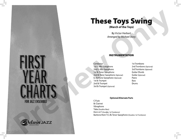 These Toys Swing – Jazz Ensemble Conductor Score & Parts (Digital Download)