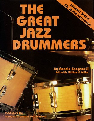 The Great Jazz Drummers - Drums Ronald Spagnardi Modern Drummer Publications /CD