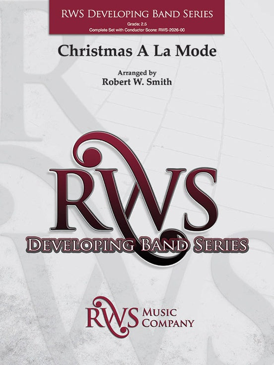 Christmas A La Mode - Concert Band Conductor Score & Parts (Digital Download)