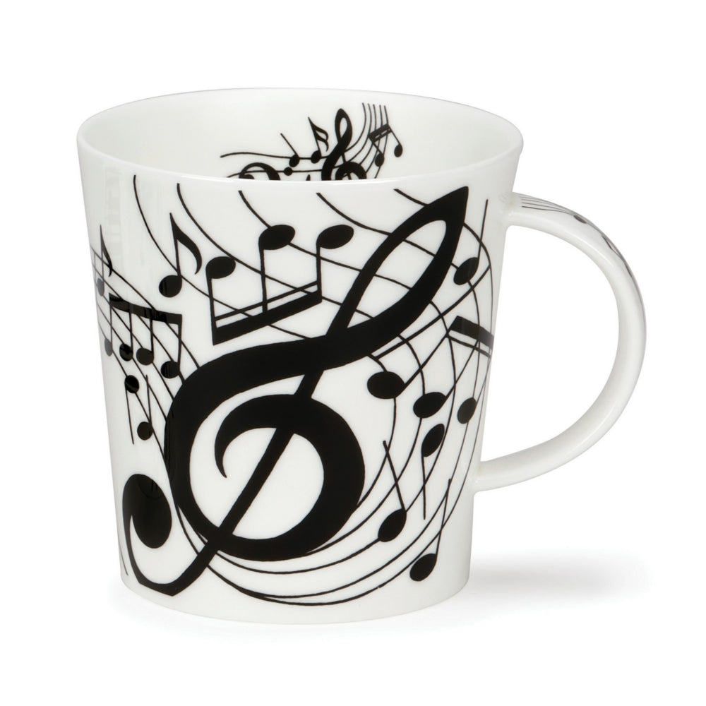 Dunoon Fine Bone China Mug Ebony
