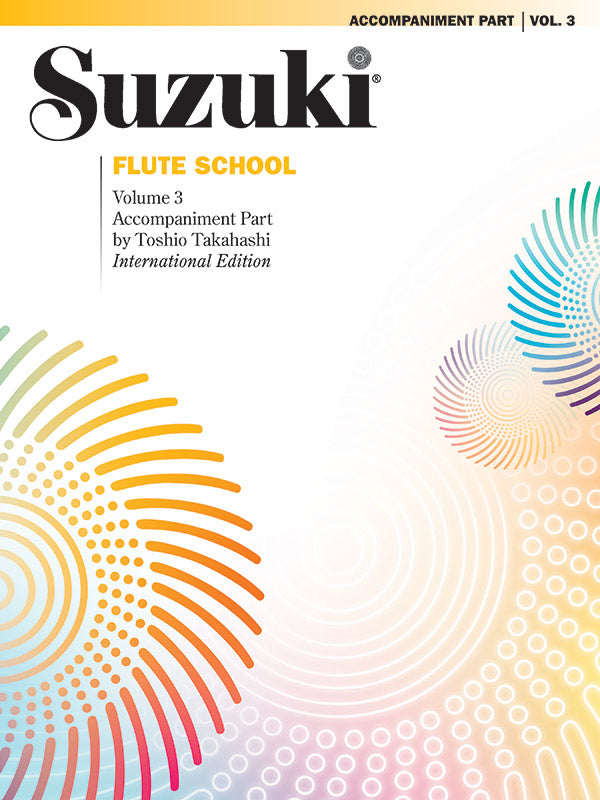 Suzuki Flute School Volume 3 Piano Accomp
