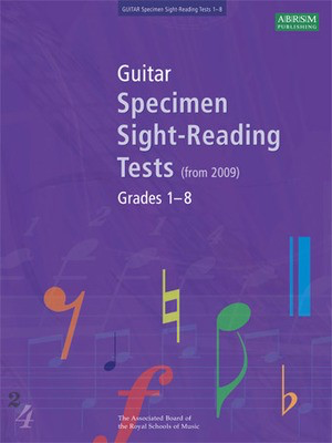 ABRSM Guitar Specimen Sight-Reading Tests Gr 1-8