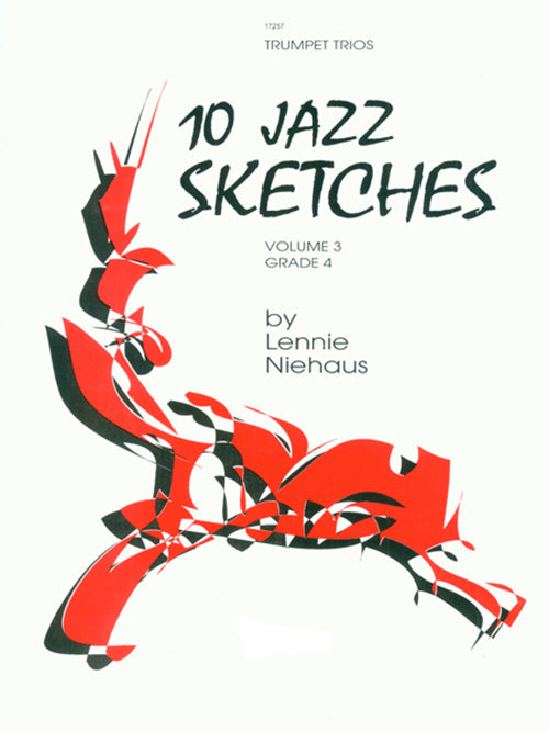 10 Jazz Sketches Vol. 3 - Trumpet - Niehaus - Kendor Music Trio Parts