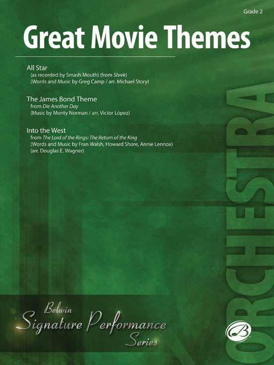 Great Movie Themes – String Orchestra Conductor Score & Parts (Digital Download)