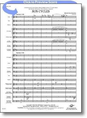 Sun Cycles - Brian Balmages - FJH Music Company Score/Parts