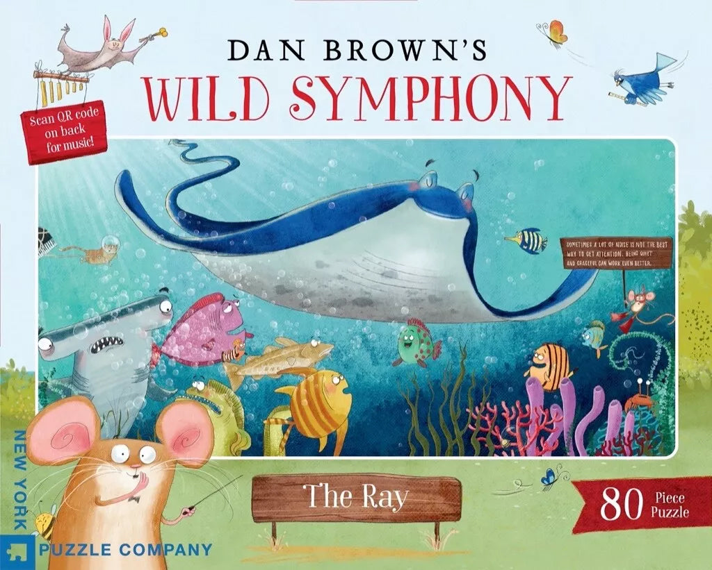 Dan Browns Wild Symphony 'The Ray' 80 Piece Childrens Puzzle