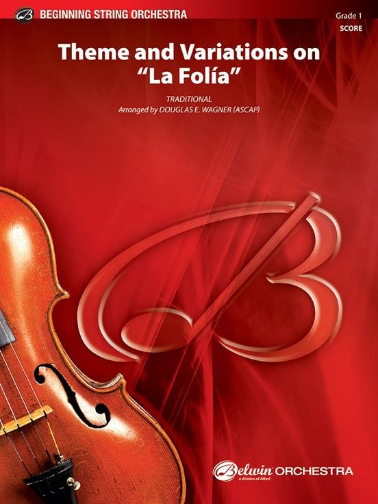 Theme and Variations on "La Folía" – String Orchestra Conductor Score & Parts (Digital Download)