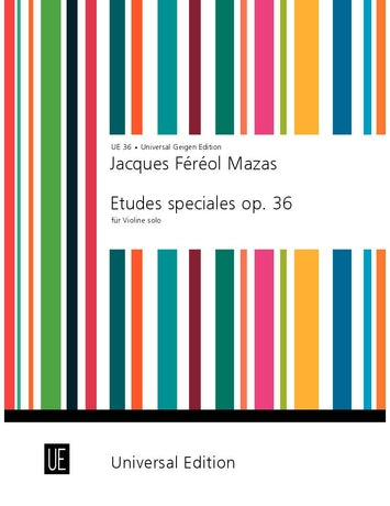 Etudes Speciales Op 36 Volume 1 Violin