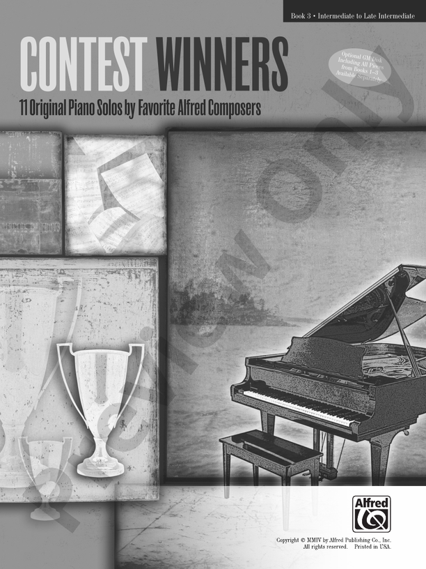 Contest Winners, Book 3 - Piano (Digital Download)