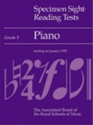 A B Pno Specimen Sight Reading Tests Gr 5 1994 -