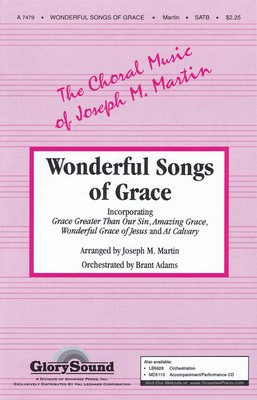 Wonderful Songs of Grace - SATB Joseph M. Martin Shawnee Press Choral Score Octavo