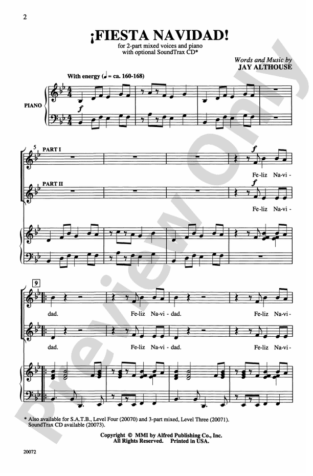 Fiesta Navidad – 2-Part Choral Octavo (Digital Download)