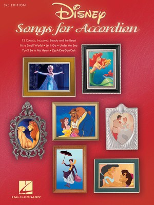 Disney Songs for Accordion - 3rd Edition - Various - Accordion Hal Leonard