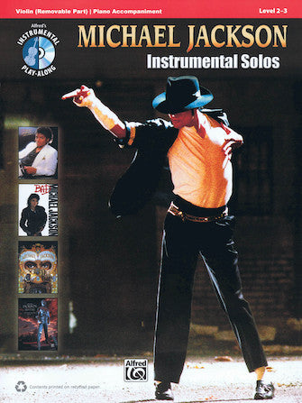 Michael Jackson Instrumental Solos - Violin/CD Hal Leonard 119503