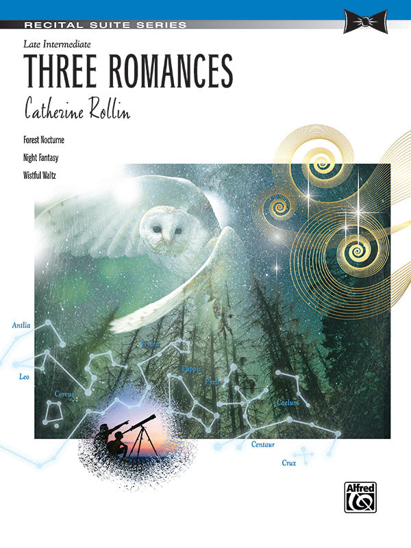 Three Romances Late Intermediate Piano - Rollins Catherine Alfred 46813