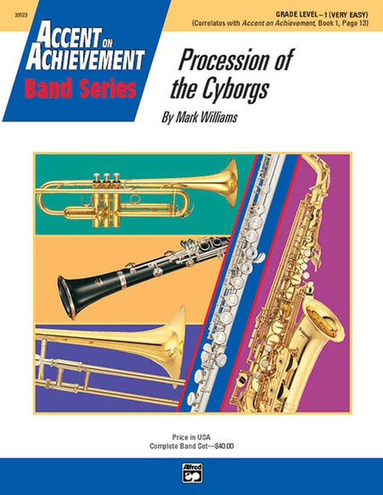 Procession of the Cyborgs - Concert Band Conductor Score & Parts (Digital Download)