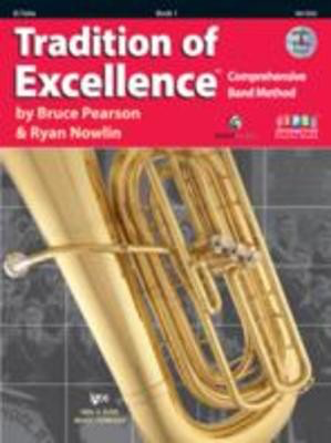 Tradition of Excellence Book 1 - Eb Tuba - EEb Tuba|Tuba Bruce Pearson|Ryan Nowlin Neil A. Kjos Music Company /DVD