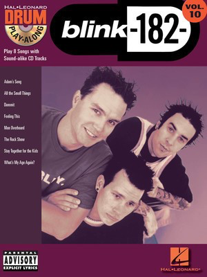 blink-182 - Drum Play-Along Volume 10 - Drums Hal Leonard Drum Notation /CD