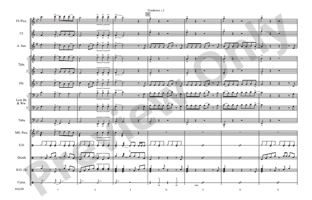 Dumb Love – Marching Band Conductor Score & Parts (Digital Download)