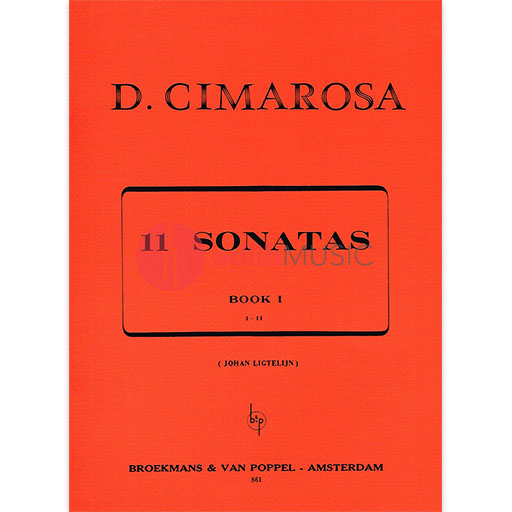 Cimarosa - Sonatas Volume 1 - Piano Solo/Harpsichord Broekmans BVP861
