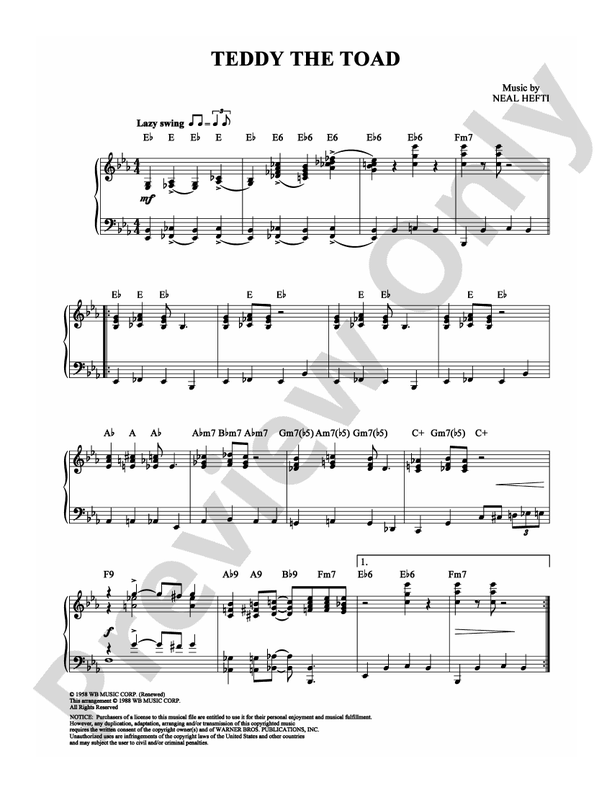 Teddy the Toad - DSM-PS-0002682 - Piano (Digital Download)