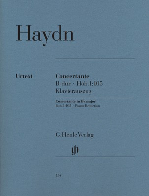 Concertante in B Blat Major Hob I:105 Score/Parts