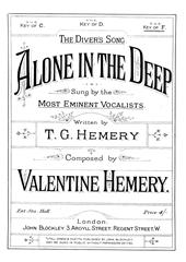 Alone In The Deep - F Major Vocal/Piano (Digital Download)